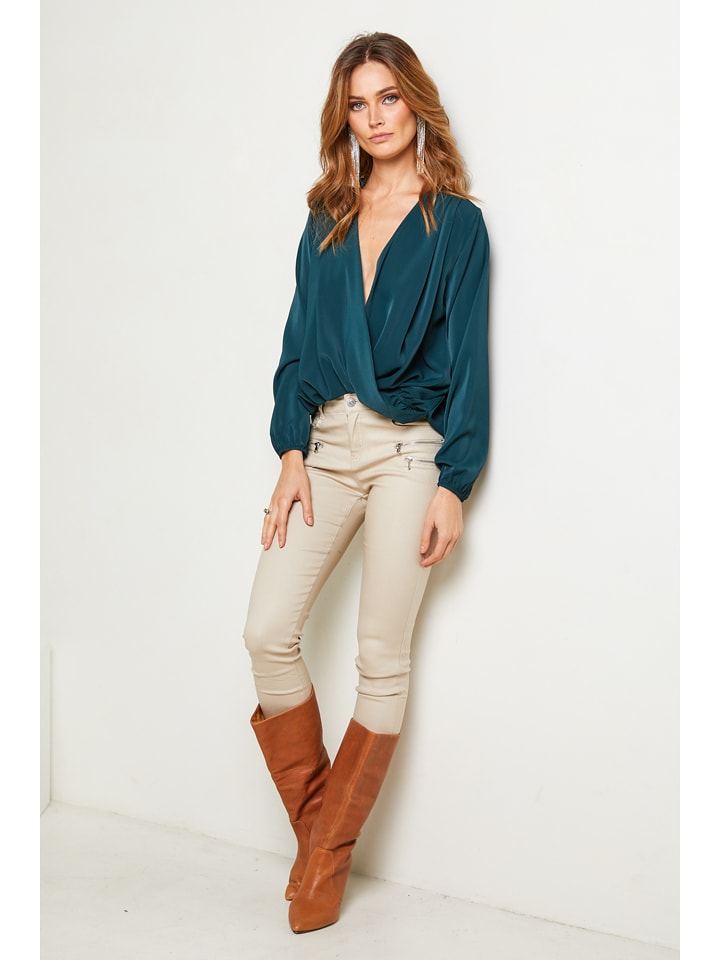 Joséfine Bluzka "Laury" w kolorze morskim rozmiar: S