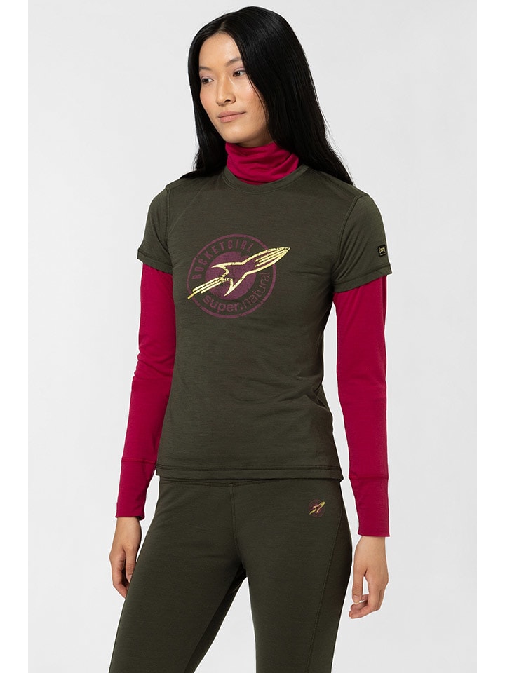 super.natural Koszulka "Rocket" w kolorze antracytowym rozmiar: M