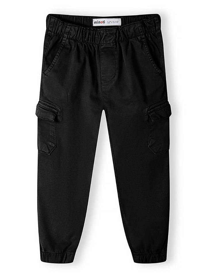 Minoti Bojówki w kolorze czarnym rozmiar: 104/110