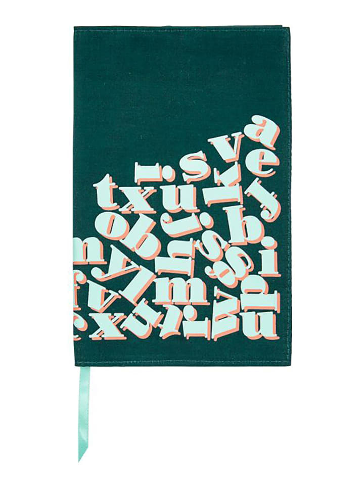 moses. Okładka "Letters" w kolorze zielonym na książki rozmiar: onesize