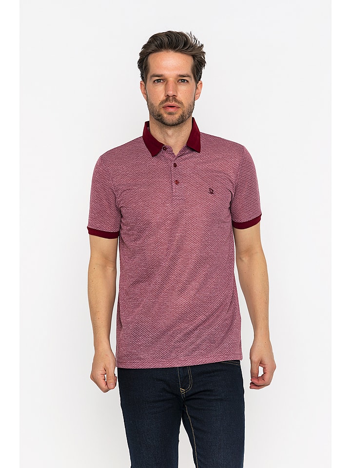 Koszulka polo w kolorze bordowym