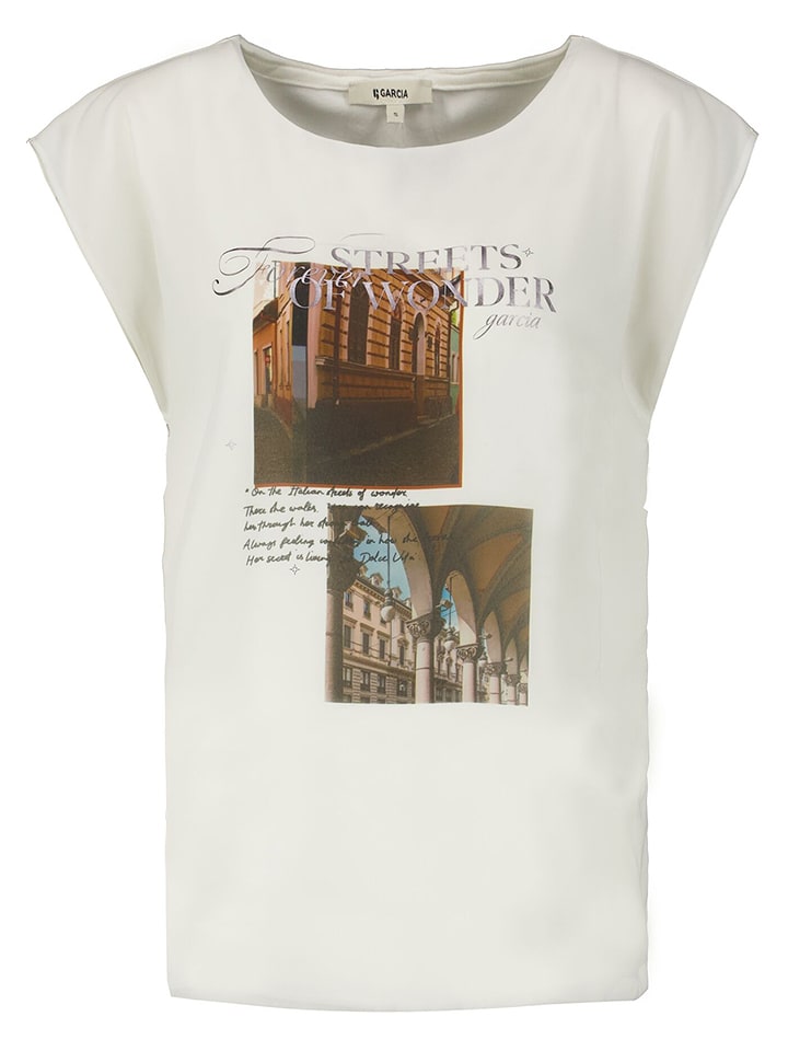 Koszulka w kolorze kremowym