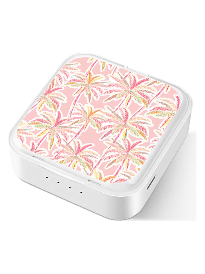 Słuchawki bezprzewodowe Bluetooth In-Ear w kolorze biało-jasnoróżowym