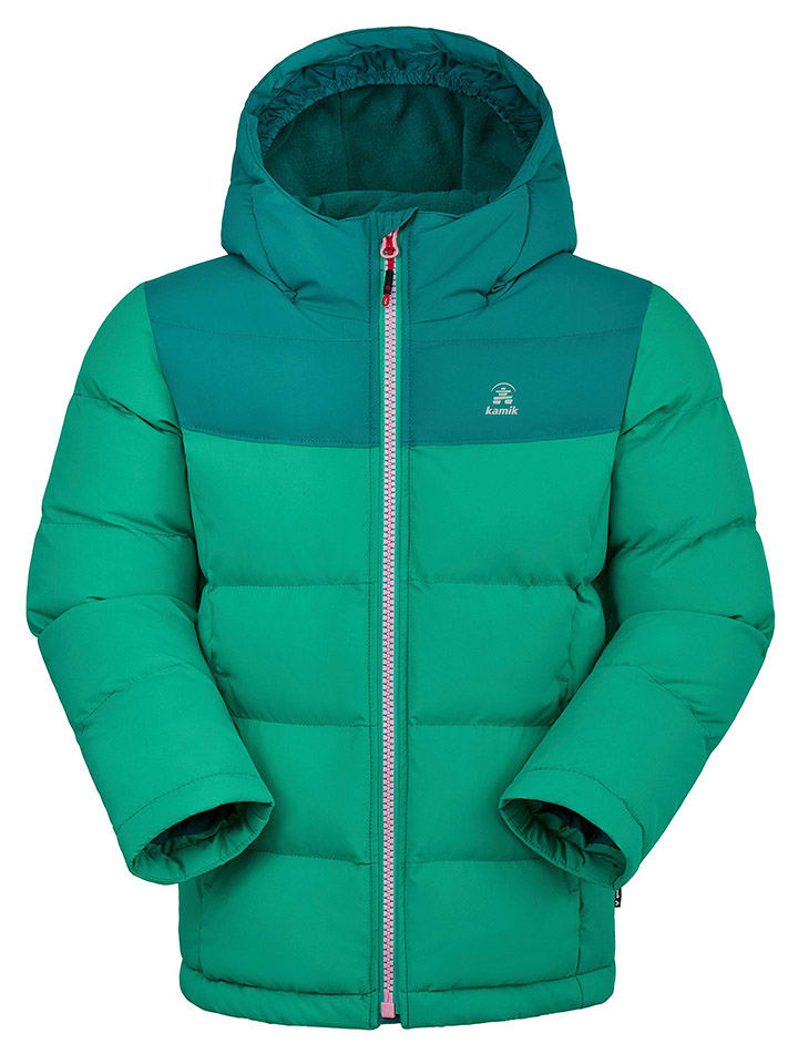 Kamik Kurtka zimowa "Grace" w kolorze zielonym rozmiar: 122