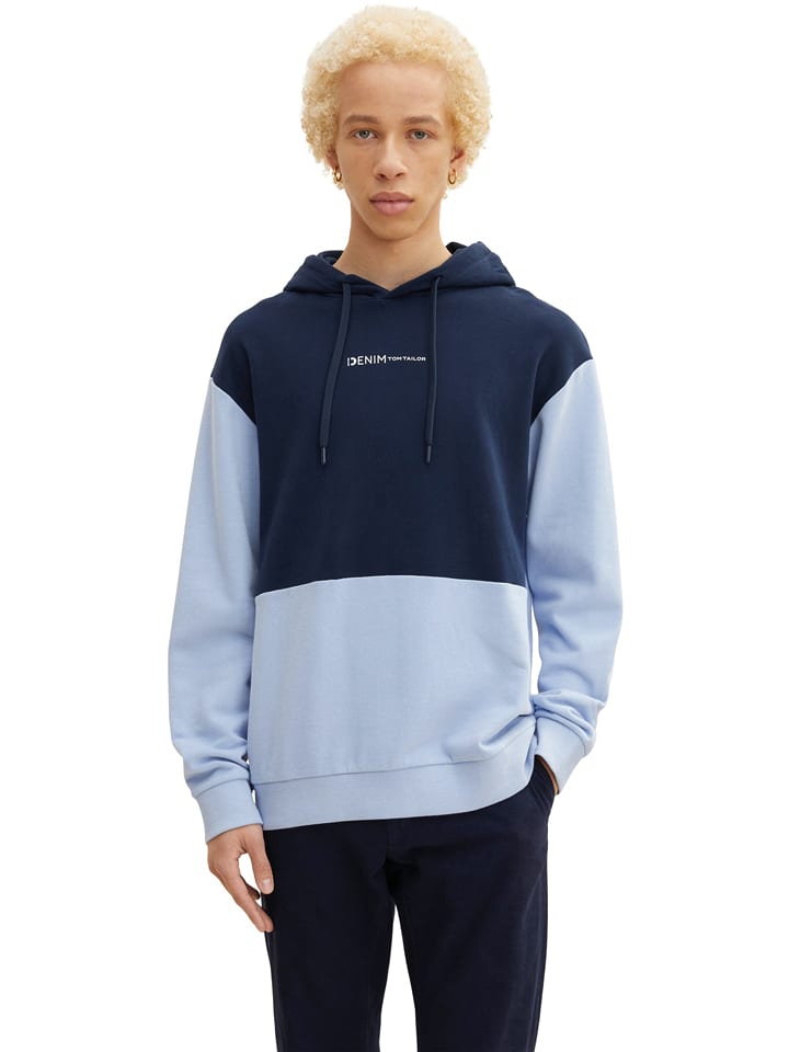 Tom Tailor Bluza w kolorze błękitno-granatowym rozmiar: L