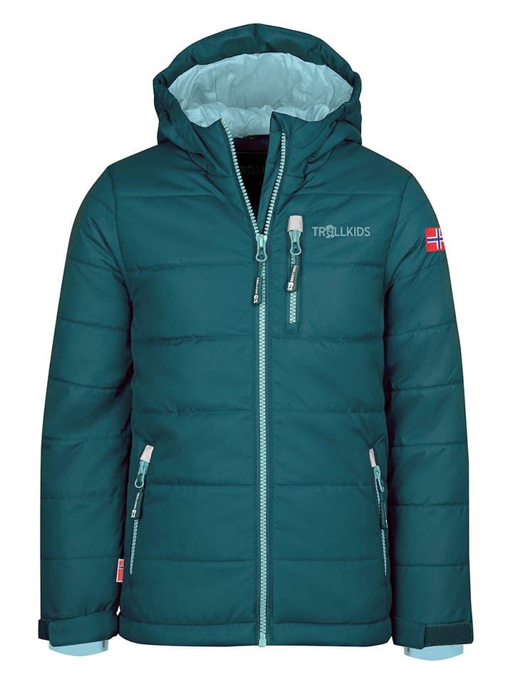 Kurtka narciarska "Hemsedal" w kolorze turkusowym