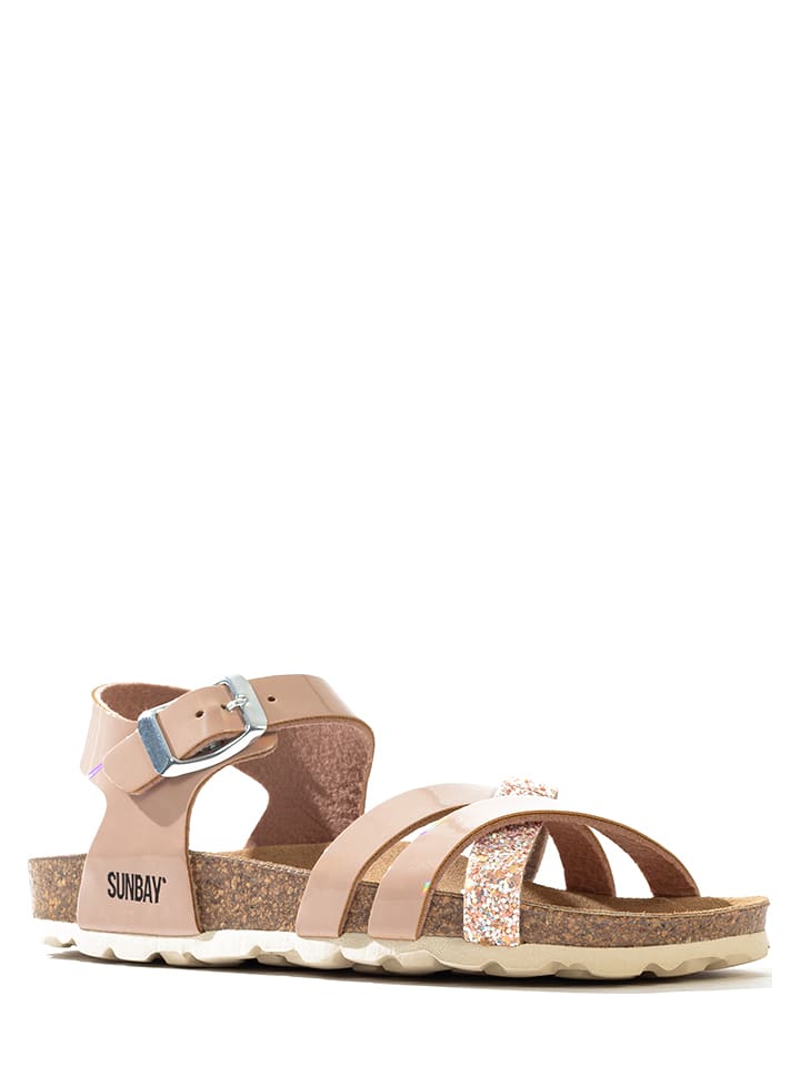 Sandały "Andros" w kolorze jasnoróżowym