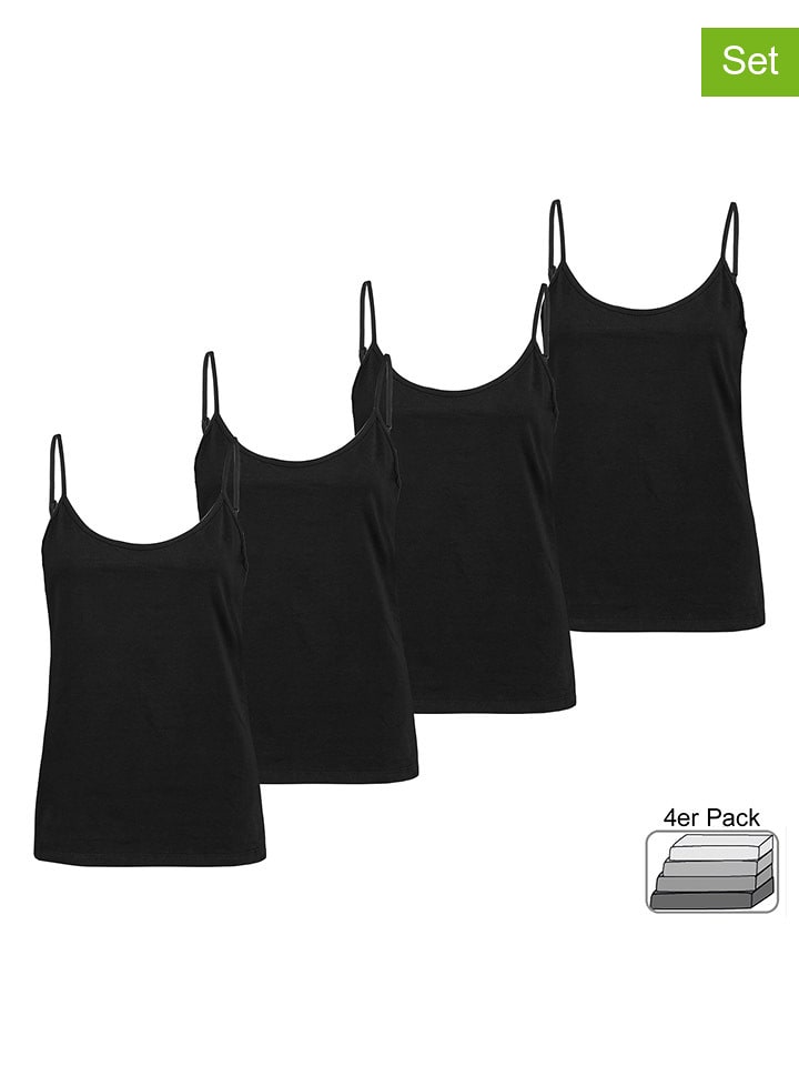 Sublevel Topy (4 szt.) w kolorze czarnym rozmiar: XL