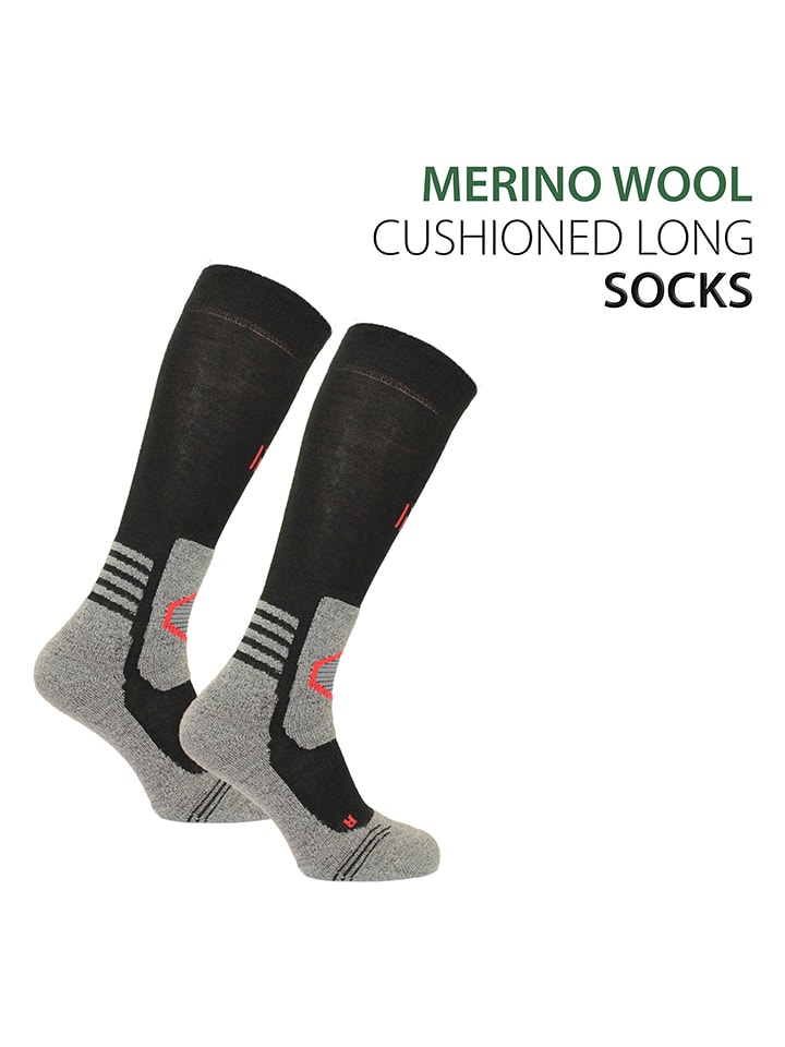 Norfolk Skarpety trekkingowe "Orlando" w kolorze czarnym rozmiar: 39-42