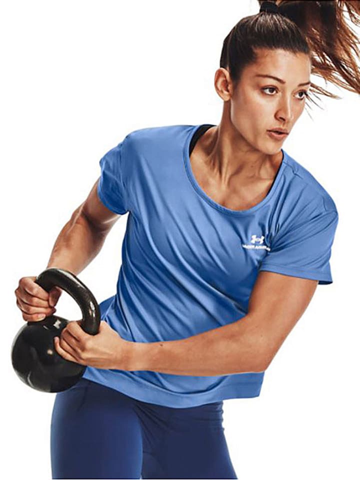 Koszulka funkcyjna w kolorze niebieskim