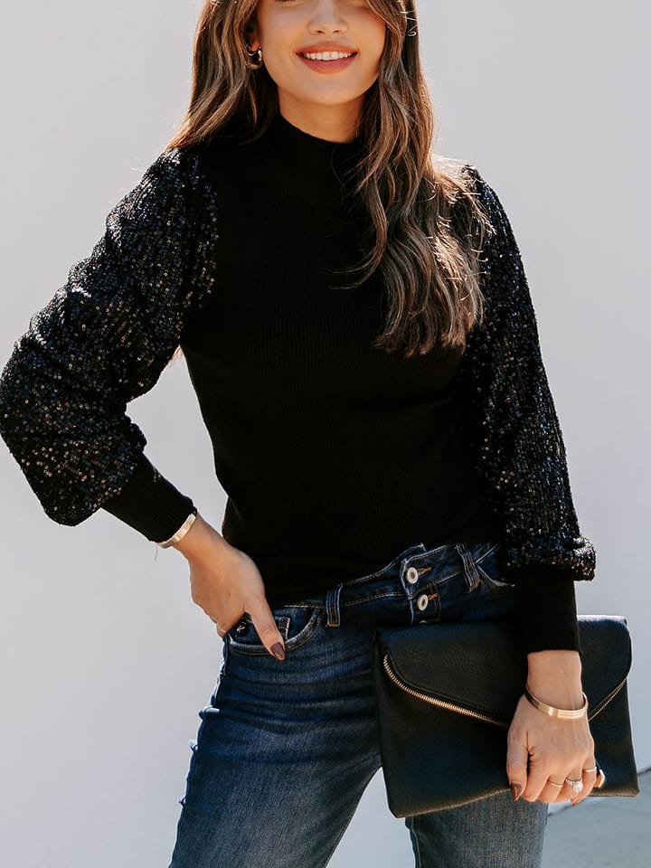 Milan Kiss Bluzka w kolorze czarnym rozmiar: M