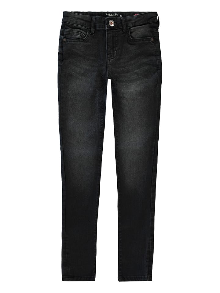 Cars Jeans Dżinsy "Fuego" - Super Skinny fit - w kolorze czarnym rozmiar: 164