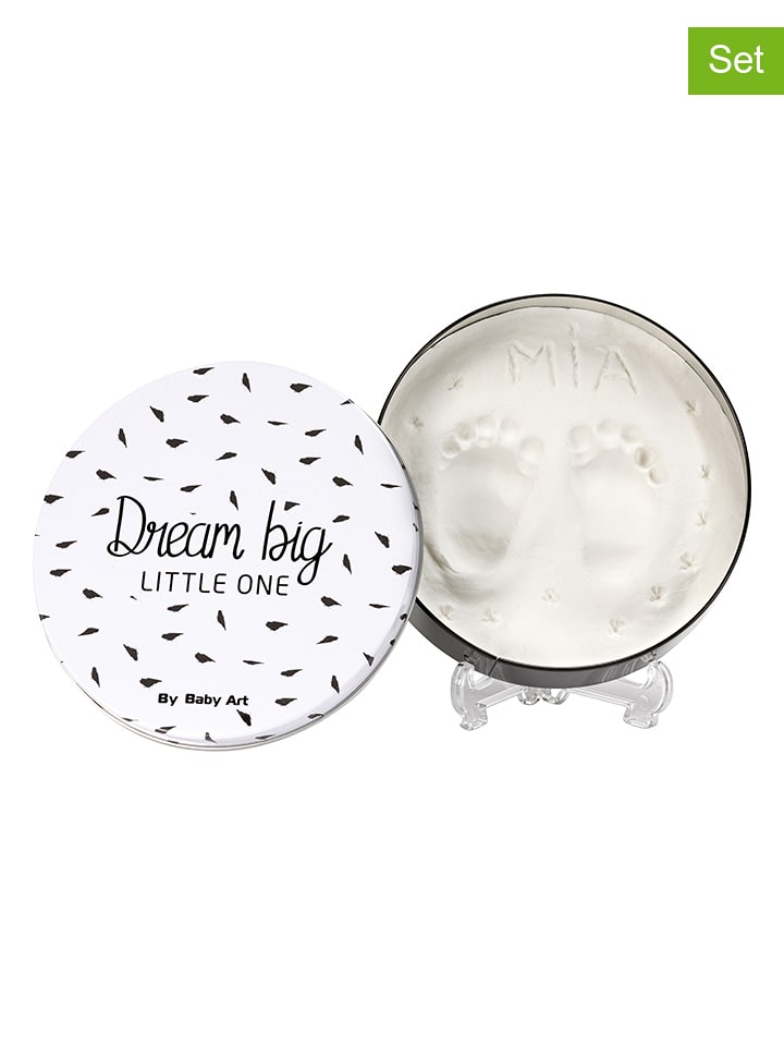 Baby Art 4-częściowy zestaw w kolorze biało-czarnym do odbijania rozmiar: onesize