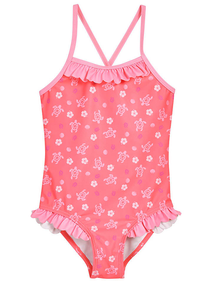 Playshoes Strój kąpielowy "Hawaii" w kolorze różowym rozmiar: 86/92