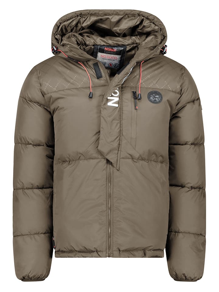 Geographical Norway Kurtka zimowa "Betincelle" w kolorze khaki rozmiar: XXL