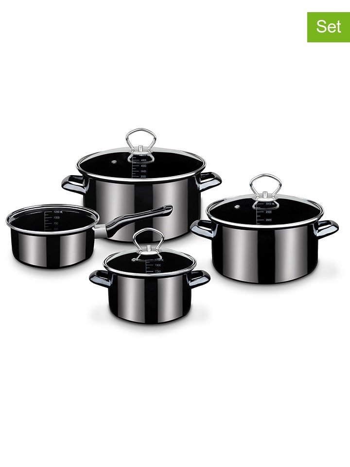 GSW 7-częściowy zestaw "Black Star" w kolorze czarnym rozmiar: onesize