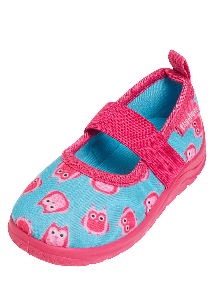Playshoes Kapcie w kolorze turkusowym rozmiar: 20/21