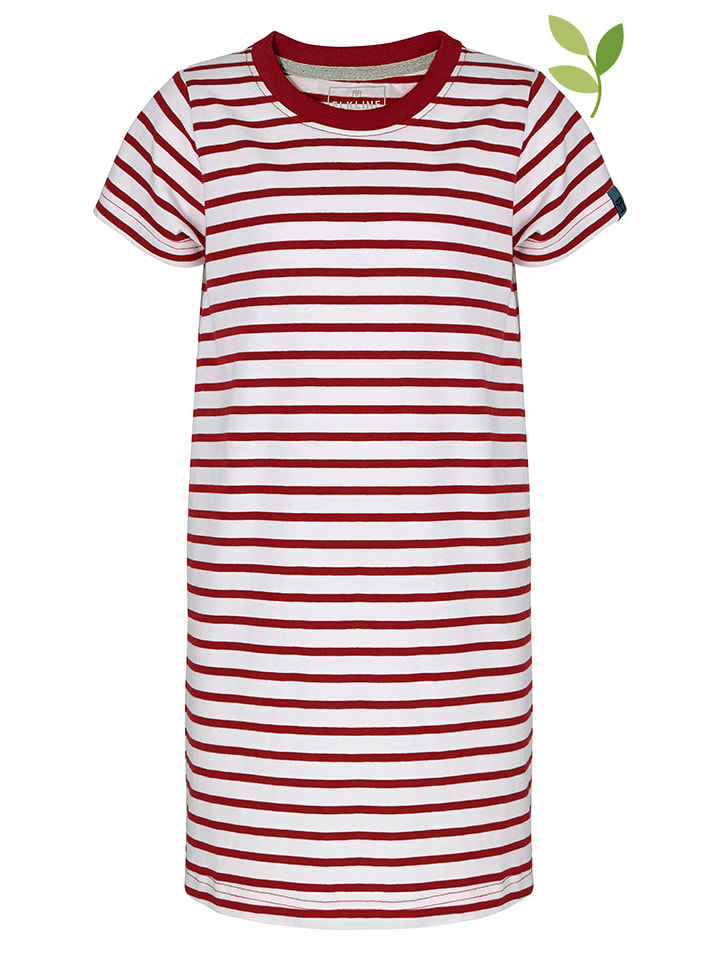 elkline Sukienka "Hanna" w kolorze czerwono-białym rozmiar: 92/98