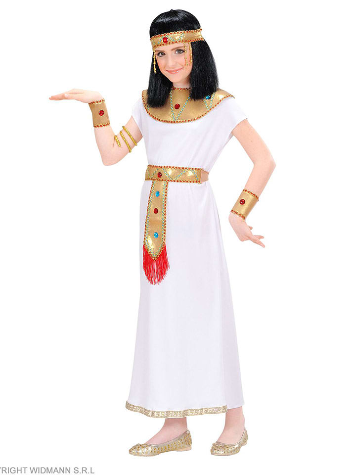 Widmann 7-częściowy kostium "Cleopatra" w kolorze białym rozmiar: 158