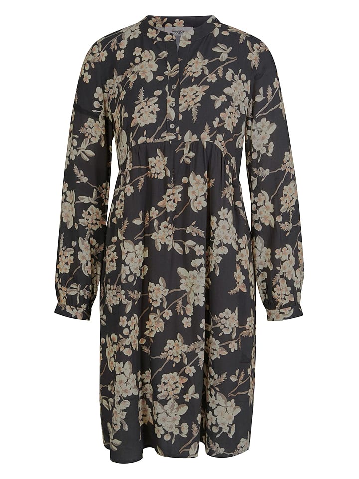 Heine Sukienka w kolorze czarno-beżowym rozmiar: 36