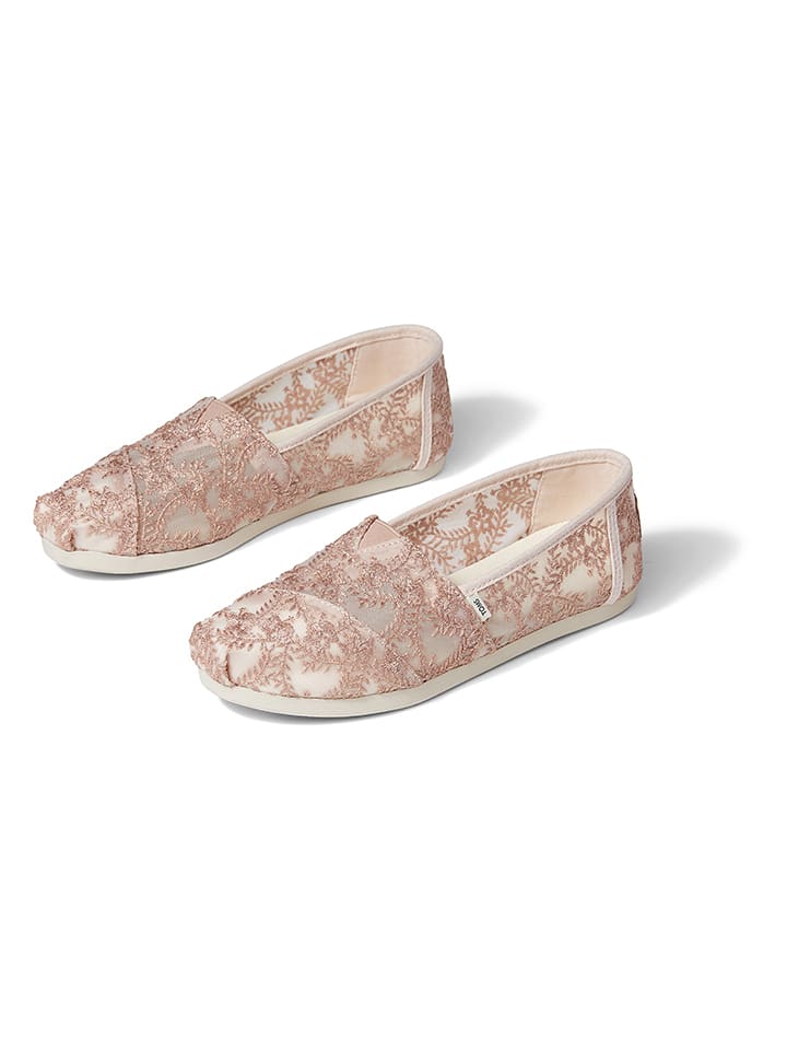 TOMS Slippersy w kolorze jasnoróźowo-kremowym rozmiar: 38