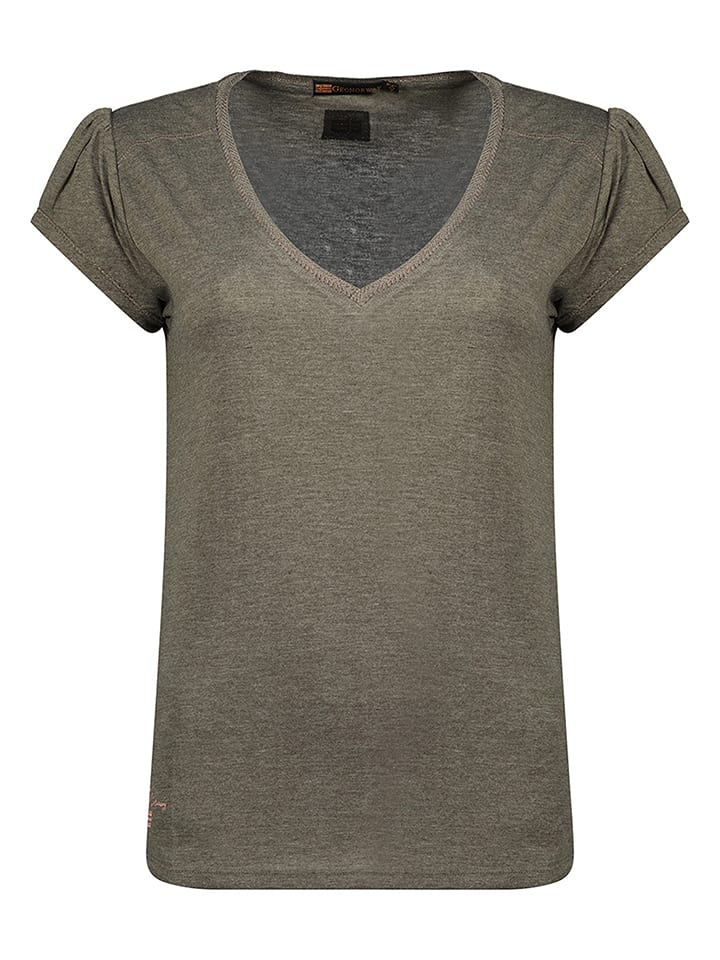 Geographical Norway Koszulka "Jetaime" w kolorze brązowym rozmiar: S