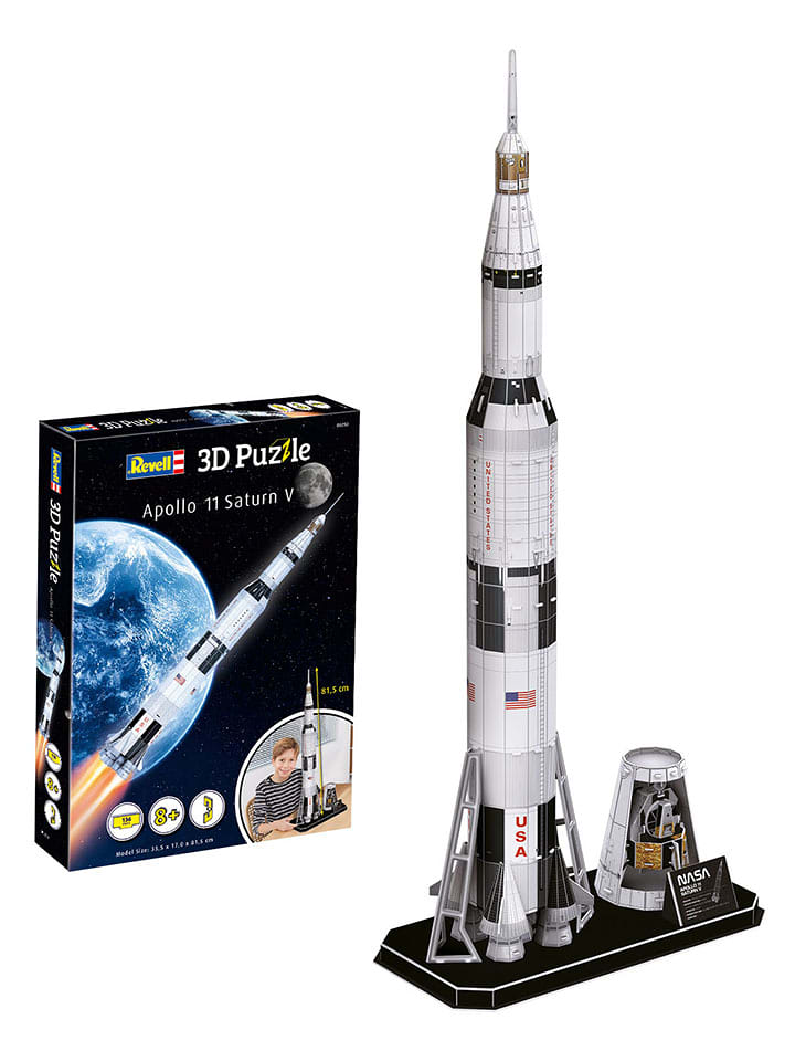 Revell 136-częściowe puzzle 3D "Apollo 11 Saturn V" - 8+ rozmiar: onesize