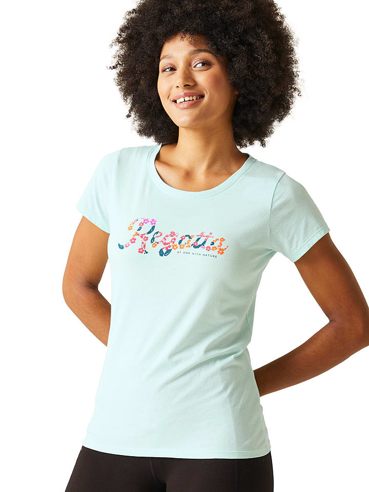 Regatta Koszulka "Breezed IV" w kolorze miętowym rozmiar: 44