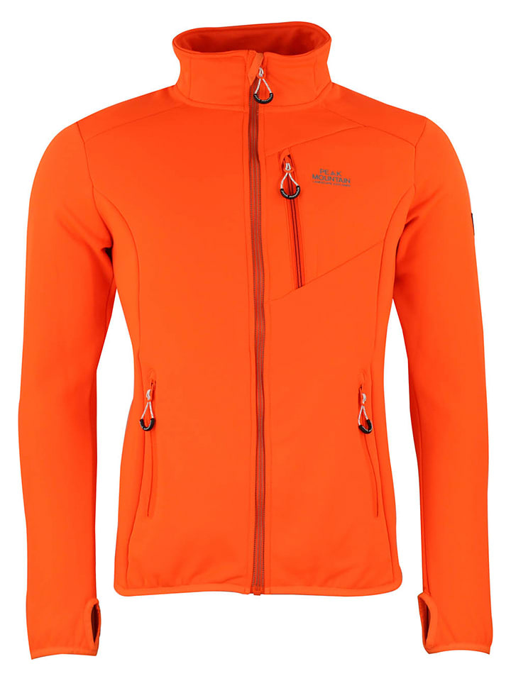 Peak Mountain Kurtka polarowa "Climo" w kolorze pomarańczowym rozmiar: L