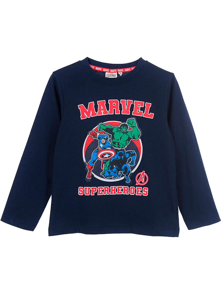 Avengers Koszulka "Avengers Classic" w kolorze granatowym rozmiar: 140