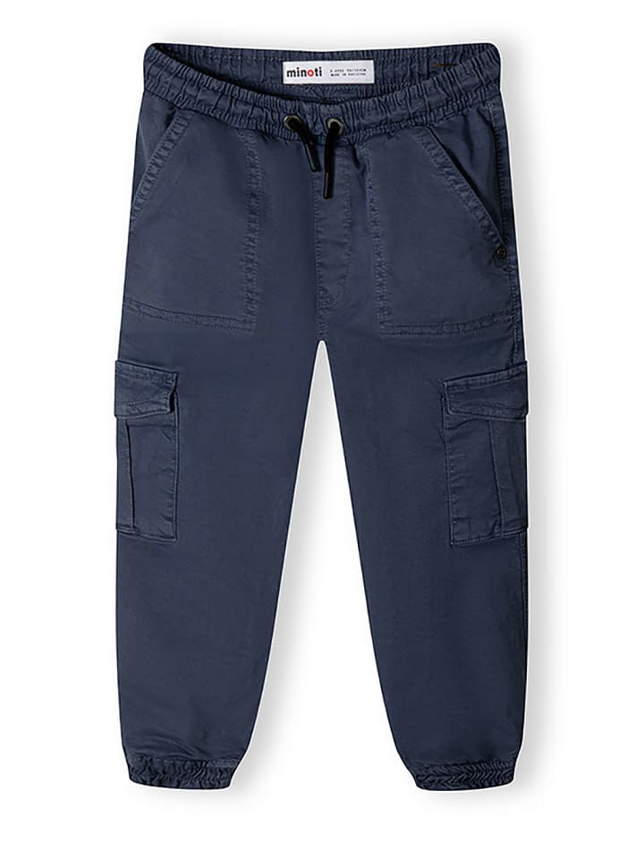 Minoti Bojówki w kolorze granatowym rozmiar: 104/110