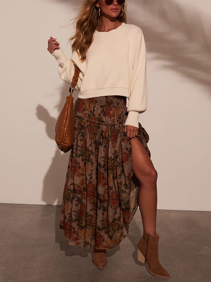 LA Angels Spódnica w kolorze jasnobrązowym rozmiar: S