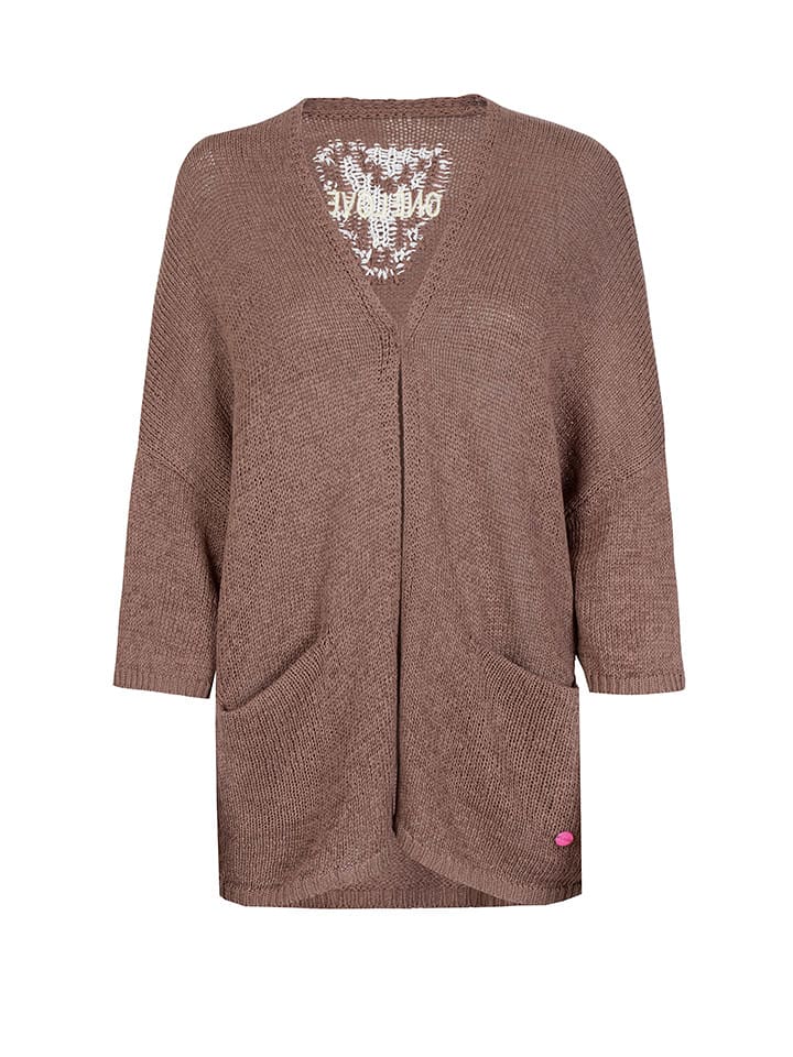 Kardigan "Talissa" w kolorze brązowym