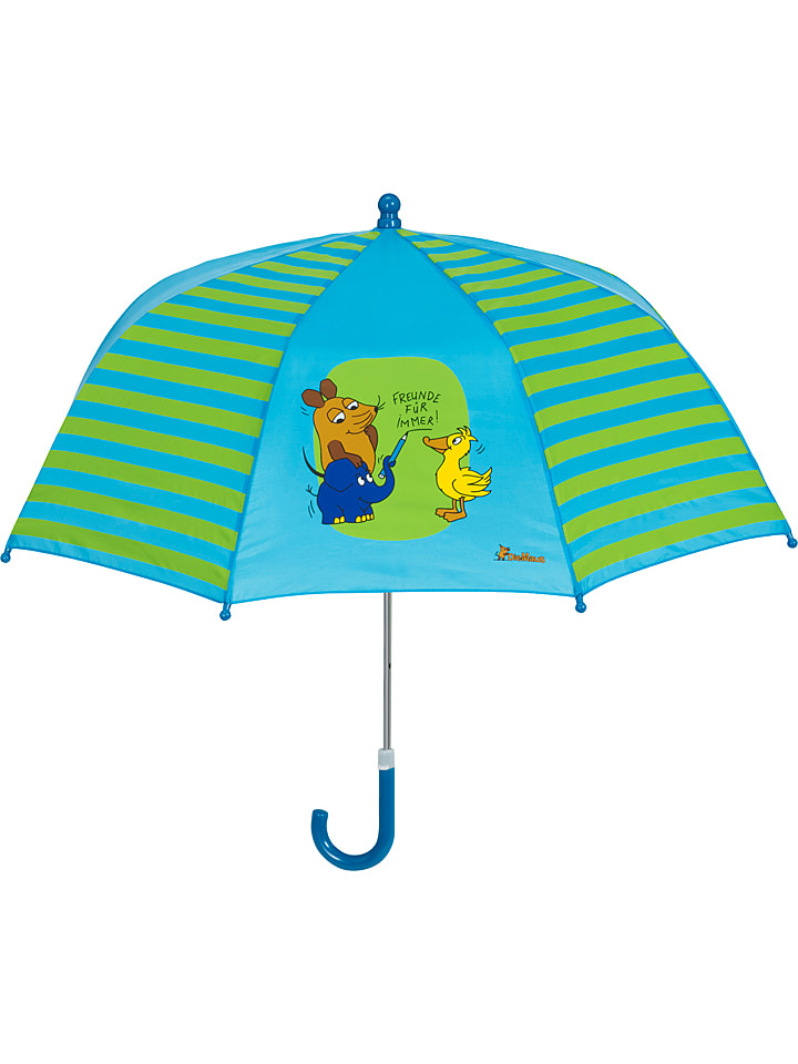Parasol w kolorze turkusowo-zielonym