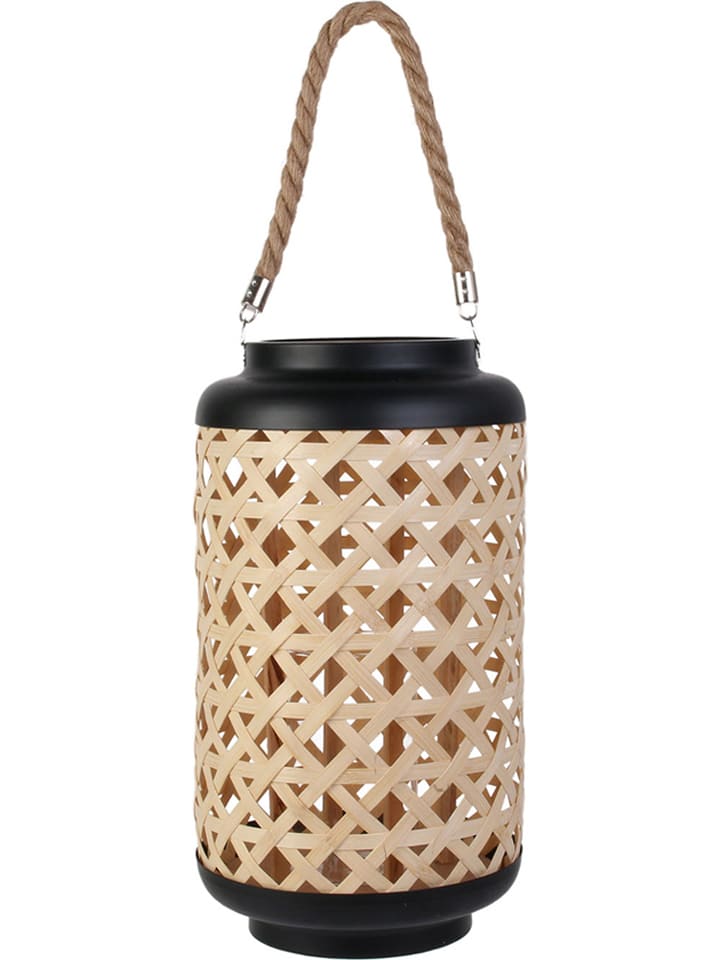 Garden Spirit Lampion w kolorze jasnobrązowo-czarnym - wys. 38,5 x Ø 21 cm rozmiar: onesize