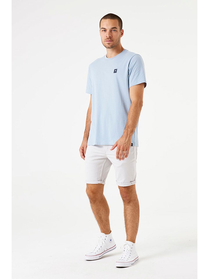 Garcia Koszulka w kolorze błękitnym rozmiar: L