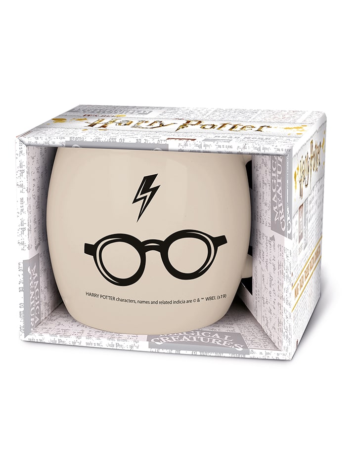 Harry Potter Kubek "Harry Potter" w kolorze beżowym - 400 ml rozmiar: onesize