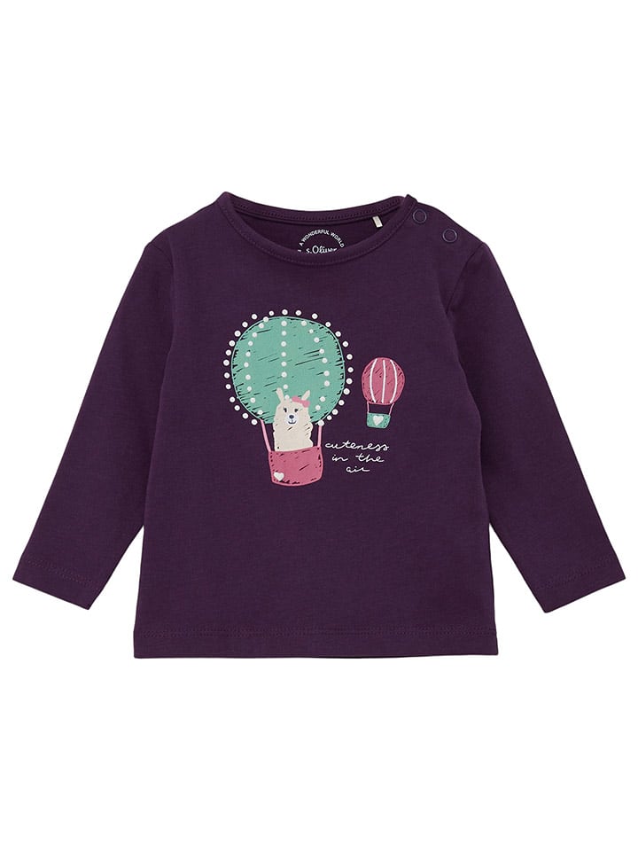 s.Oliver Koszulka w kolorze fioletowym rozmiar: 92