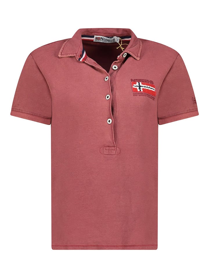 Geographical Norway Koszulka polo w kolorze czerwonym rozmiar: XXL