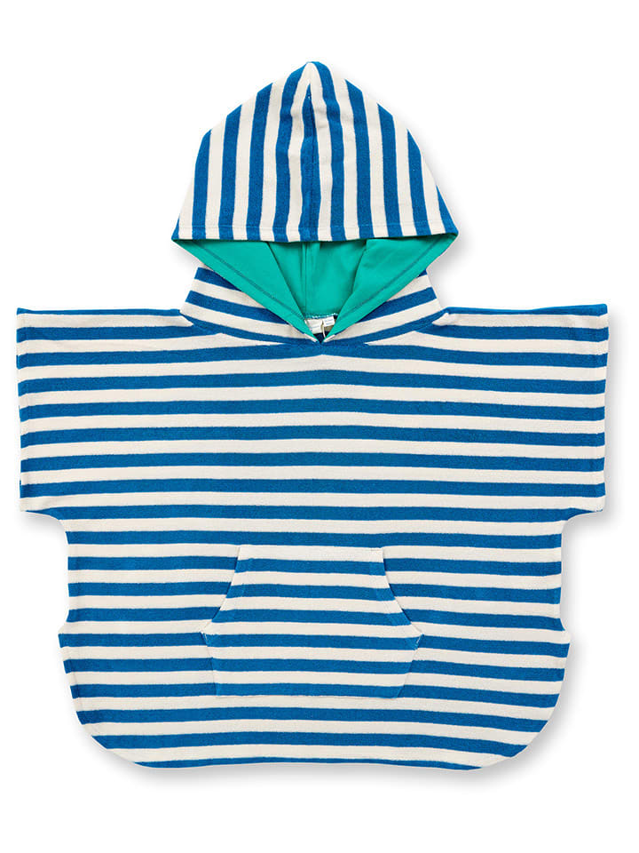 Sense Organics Ponczo kąpielowe "Alvi" w kolorze niebieskim rozmiar: 110-122