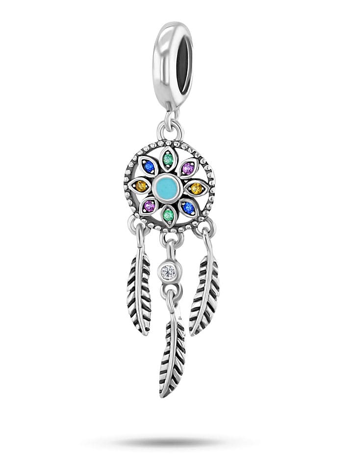 CHARM'S Srebrna zawieszka z cyrkoniami rozmiar: onesize