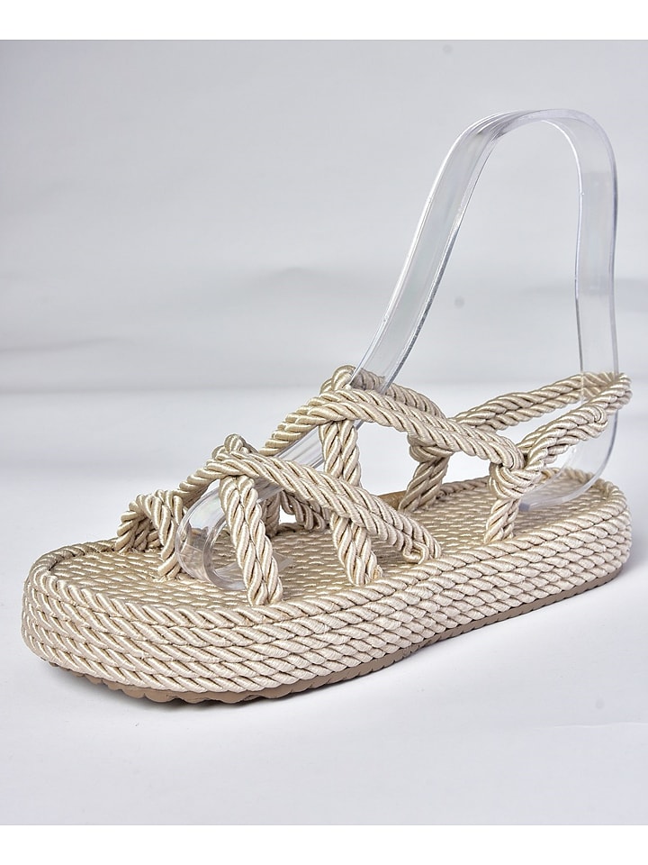 Gerois Sandały w kolorze kremowym rozmiar: 36