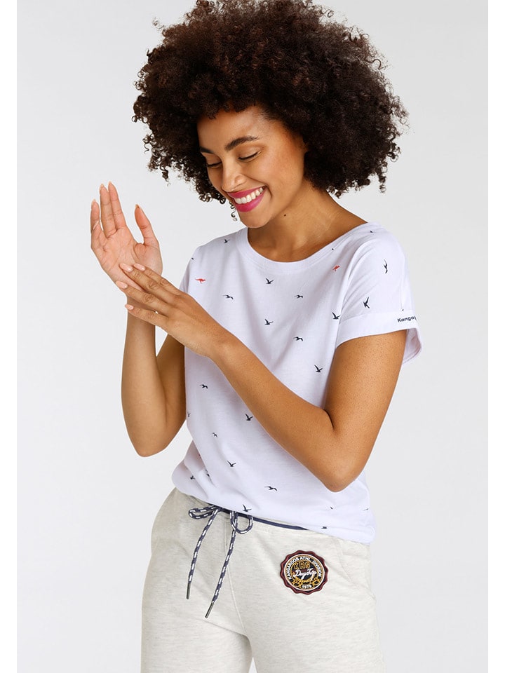 Kangaroos Koszulka w kolorze białym rozmiar: 32/34