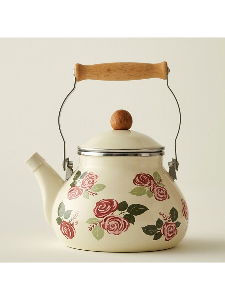 BELLA MAISON Czajnik "Rose" w kolorze kremowo-szaroróżowym rozmiar: onesize