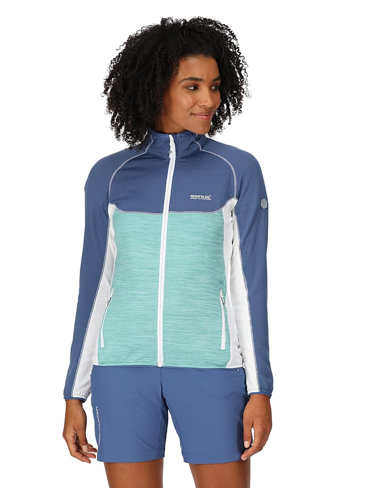 Regatta Kurtka polarowa "Hepley" w kolorze niebiesko-turkusowym rozmiar: 36