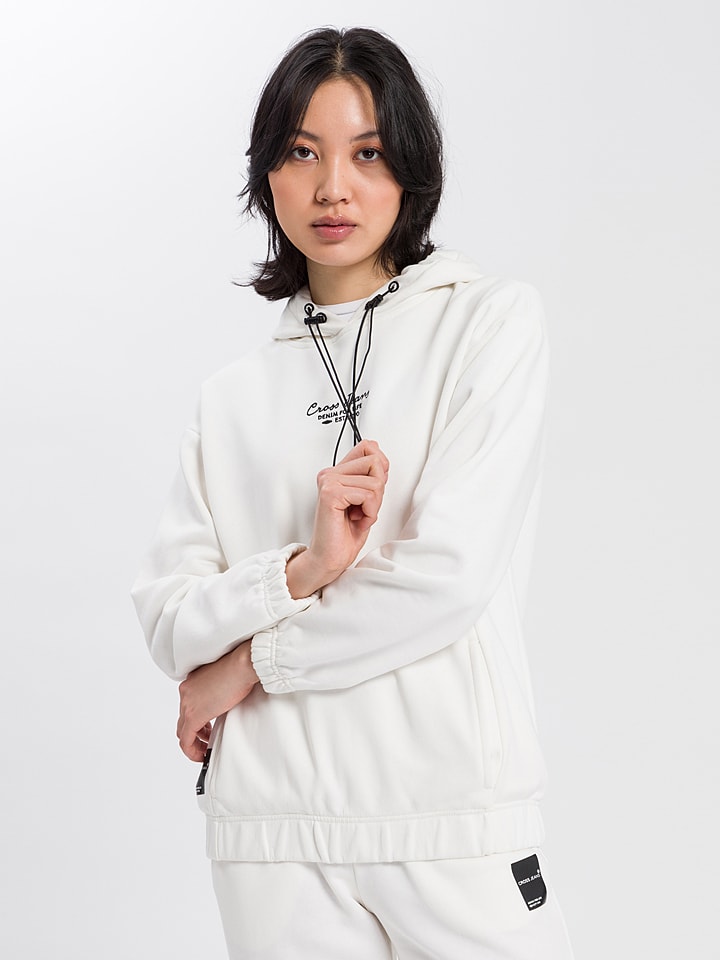 Cross Jeans Bluza w kolorze kremowym rozmiar: L