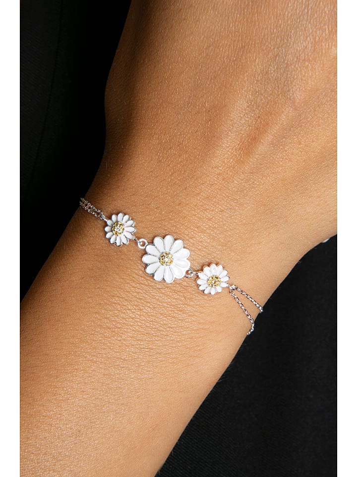Heliophilia Srebrna bransoletka z elementami ozdobnymi rozmiar: onesize