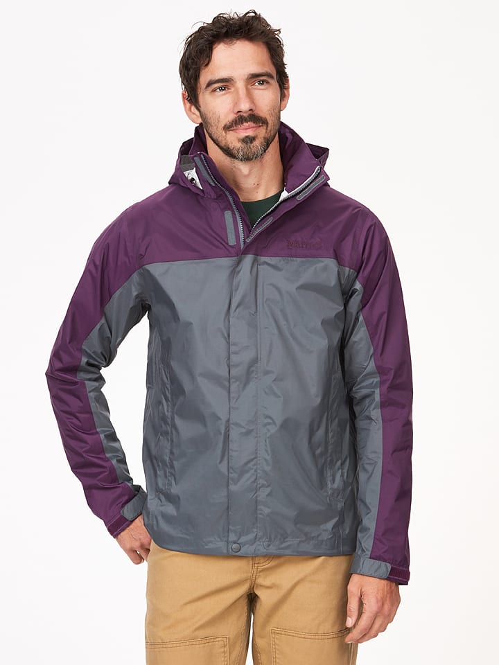 Marmot Kurtka funkcyjna "PreCip Eco" w kolorze fioletowo-szarym rozmiar: S