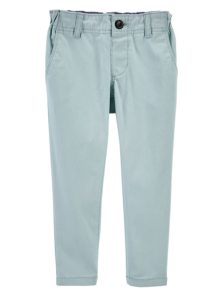 Spodnie chino w kolorze zielonym