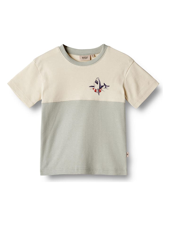 Wheat Koszulka "Oliver" w kolorze kremowym rozmiar: 98